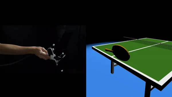 The AirRacket controller delivering directional force feedback in virtual reality